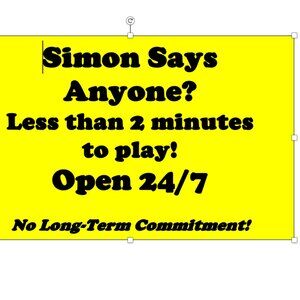Let's Play SImon Says!  Share 10‎ items of Simon, Then YOU Become Simon!